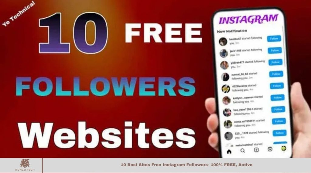 10 Best Sites Free Instagram Followers