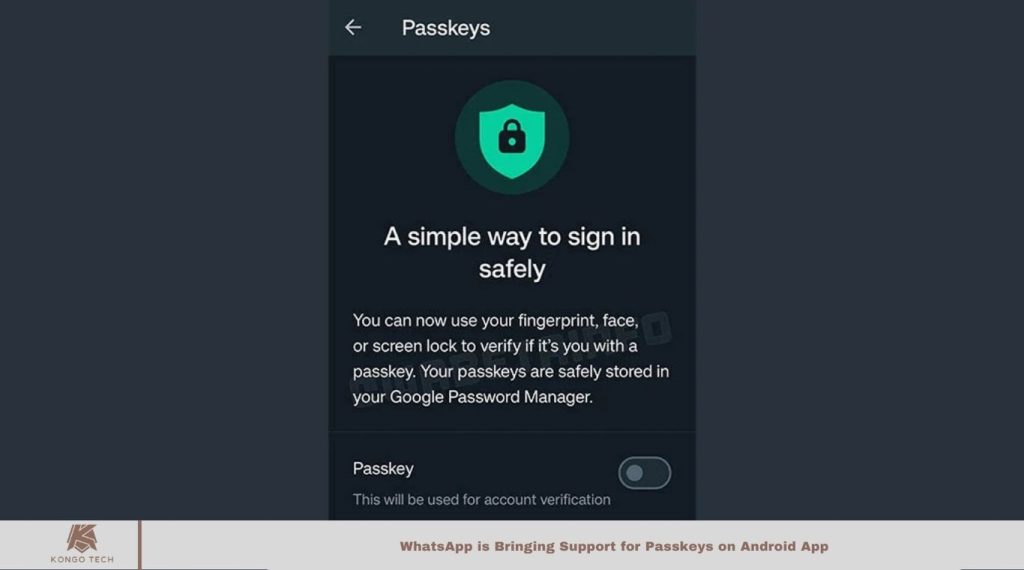 Passkeys